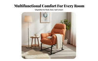 Foldable Adjustable Lounger with Footrest Nordic Design Adjustable Chair with Footrest Folding & Portable Recliner Multi-Position Reclining for Telecommuting Workers, Apartment Dwellers, Homeowners, Home Office, Living Room, Bedroom