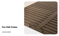 Floating Slat Bed Headboardless Bedroom Furniture Minimalist design for Minimalists, Homeowners, Apartment, attic, Guest Room