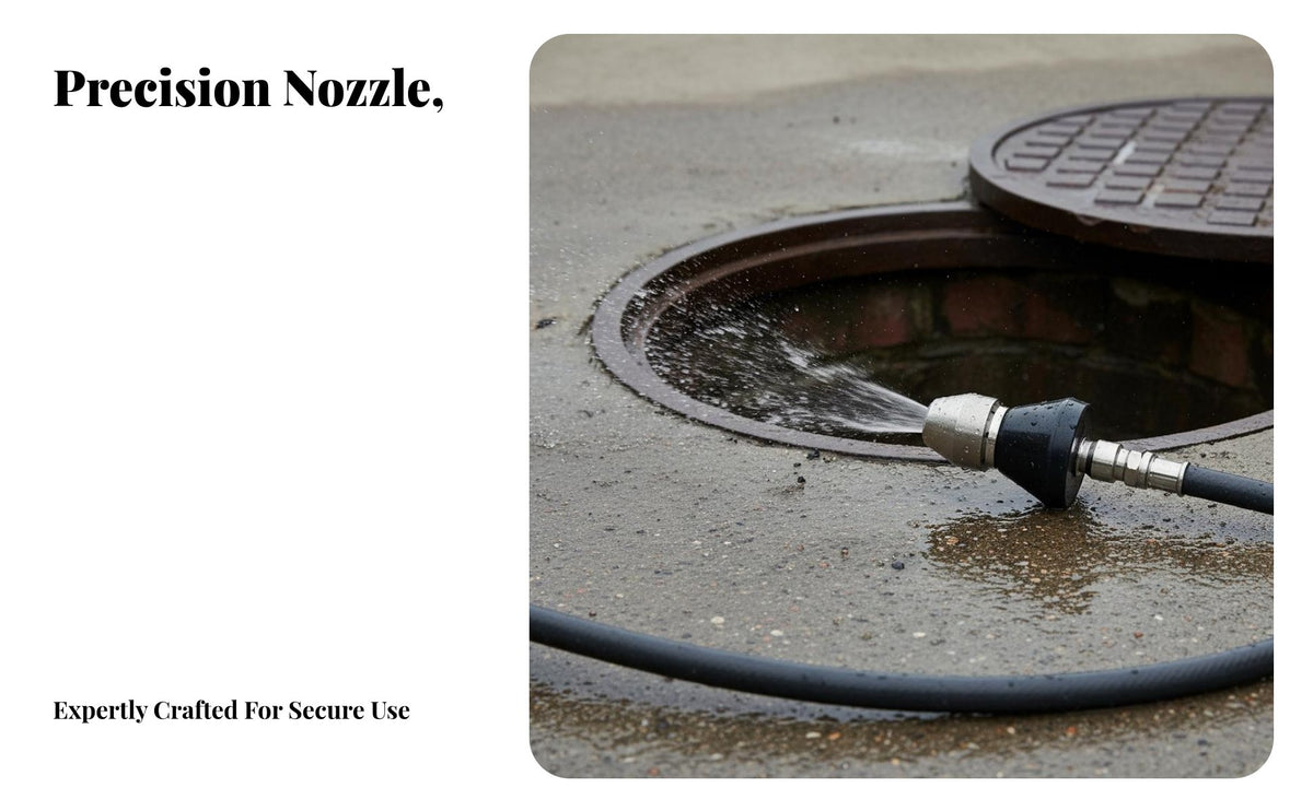 High Pressure Drain Cleaning Nozzle High Pressure Drain Nozzle Pipe Dredging Head for Professionals, DIY Enthusiasts