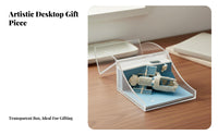 Unique Gift Aerospace Paper Carving Block Carved Details Space Themed Note Block Acrylic Display Case for Teens, Home Decor, Workspace
