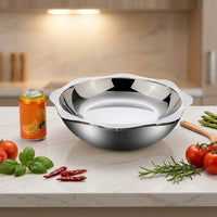 Hot Pot for Induction Cooker with Stainless Steel Single Bottom, Food Grade Thickened Material, Shabu Shabu Pot Basin, No Lid Restaurant Bowl