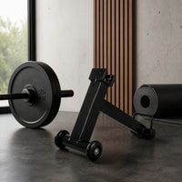 Barbell Plate Changer Back-Saving Deadlift Jack Compact Barbell Lifter with Cradle for Powerlifters, Weightlifters, Deadlifts, Strength Training