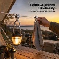 Outdoor Multi-functional Camping Light and Tissue Holder Clip
