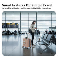 Lightweight Hardside hand luggage Combination Lock Hardside Suitcase Adjustable Handle Luggage robust Shell for voyagers, Vacationers, Business Professionals, Weekend short trips, Airports, Train Stations