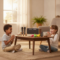 Retro Wooden Bluetooth Speaker Premium Vintage Bluetooth Speaker Tactile Portable for Music Lovers, Office