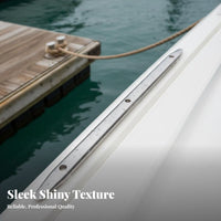 Stainless Steel Rub Strake Anti-Collision Rub Strake Stainless Steel Chafe Strip Boat Hull Guard Strip