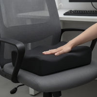 Ergonomic Contoured Seat Cushion Supportive Contoured Chair Cushion Pressure-Relief Compressed for Office Workers, Desk Chairs