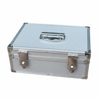 Multi-Functional Aluminum Combination Lock Box Large Capacity Combination Lock Box Sturdy Portable Security Case Sturdy Construction for Office Workers, Small Business Owners, Home, Travel, Workshop, School