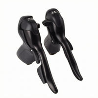 Combined Gear Brake Levers Aluminum Bike Chassis Shifter Brake Lever Combo Textured Grip