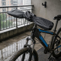210D Nylon Bike Handlebar Cover PU Coated Waterproof Handlebar Sleeve Dustproof Outdoor Gear Abrasion-Resistant
