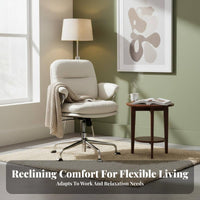Cute Design bread pieceShaped Chair Comfortable paddinging Computer Seat Adjustable Height Office Furniture 360-Degree rotate for Remote Workers, Students, Adults, Study Room, Bedroom
