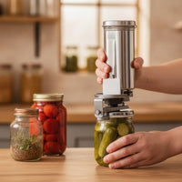 Jar Sealing Machine Electric Jar Sealer Can Sealer Compact for Home Canners, Kitchen Prep