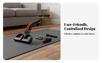 Pedal Elastic Band Non-Slip Pedals Foot Pedal Elastic Band Waist Exerciser Multi-Functional 4-Tube Abdominal