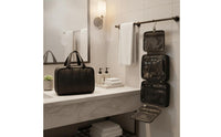 Waterproof Portable Wash Bag with Hook Large Capacity Hanging Toiletry Bag Leak-Proof Cosmetic Case for Travelers, Bathroom