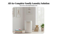 Single Tub Washing Machine 2-in-1 Wash & Centrifuge Semi-Automatic Space-Efficient Washer Single Tub Washer Space-Saving