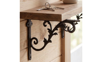 Decorative Shelf Brackets Ornate Decorative Bracket with Screws Vintage Bracket for Homeowners, Living Room, Entryway