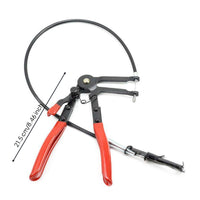 Hose Clamp Tool with Flexible Cable Adjustable Flexible Hose Clamp Pliers Long Reach Pliers for Home Mechanics, Automotive Repair