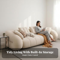 Sofa Bed with Pet House Multi-Functional Pull-expandable Loveseat Bed Foldable Design transformable Couch for Homeowners, Guests, Living Room, Bedroom, Office