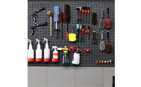 Car Detailing Tool Rack Customizable Layout Wall Mount Tool Board Space Saving Wall Mounted Organizer System for Mechanics, Auto Repair Shop, Workshop