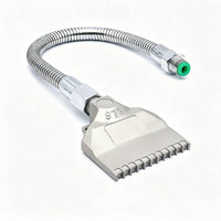 Dust Removal 16 Hole Flat Nozzle High Pressure Cleaning Wide Blow Nozzle Energy Saving Industrial Hardware for Professionals, Factory, Workshop