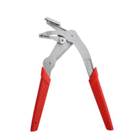 Rubberized Handles Car Trim Clip Plier Curved Jaw Trim Removal Pliers Textured Grip Automotive Fastener Remover Hinged Design for Auto Interior Work