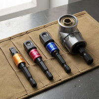 4 Pieces Rapid Swap Adapter Set Metal Tool Accessory Narrow Space Use