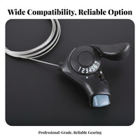 3x7 Gear Selector Gear Selector Long-Lasting Material 3x7 Cycle Gear Lever 21-Gear Bike Gear Selector Set Ergonomic Design