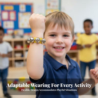 Tinkle & Chime Wristband Easy to Play jingler Strap rattle Engaging Sounds Early Learning Tool for Children, Toddlers, Kindergarten, Stage Performance, Home