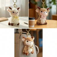 Soft Sheep Keychain Soft Sheep Pendant with Cute Soft Bag Charm for Girls, Kids, Backpack, Handbag