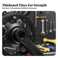 Mountain Bike Crankset Wear-Withstand Ant Mountain Bike Crank Limb Set Single Speed Crankset Thickened Chainring 170mm Crank