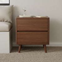 Wooden Bedside Cabinet Space-Saving 3-Drawer Nightstand Sturdy and Stable Modern End Table with Drawers for Living Room