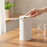 Foldable Water Bottle Pump with Folding Spout Rechargeable Automatic Jug Dispenser Portable Electric Water Pump Low-Effort for Campers