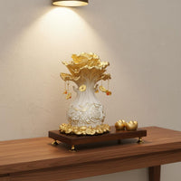 Housewarming Gift Wealth Attraction Statue Symbol of Prosperity Feng Shui Wealth Ornament Auspicious Chinese Auspicious Wealth Bag Good Luck for New Homeowners, Business Owners, Entryway, Living Room, Office, Reception Desk