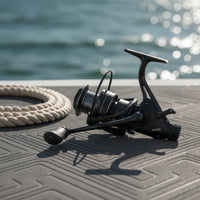 Rotating Fishing Reel doubleDrag Fishing Reel with Metal Spool Smooth Easy to Store for Anglers, Shore Casting