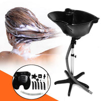 Salon Deep Shampoo Basin Bathroom Sink Hair Clip Basin Washing Hose Adjustable Gasket Shampoo Sink