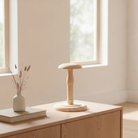 Wooden Hat Stand Freestanding Mushroom Hat Stand Sturdy Holder for Shop Owners, Boutique Counters, Studios