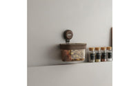 gingers Garlic Storage Bin Drainage Design Suction Cup Storage Box Ventilated Hanging Basket for Washroom
