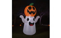 Specters with Pumpkin Head Inflatable Specters with Pumpkin Lighted Decorations for Yard, Lawn