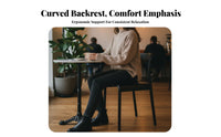 Nordic Design Armless Side Chair Stackable Design Molded Backrest Stool Space-Saving Stacking Seat Thickened Build for Facility Managers, Business Owners, Dining Room, Banquet Hall, Office, Lobby