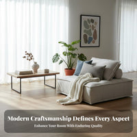 configurable Block Sofa Nordic aesthetic Living Room Furniture Combination Couch for Apartment Dwellers, Design aficionados, Lounge Area, Studio, Office