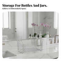 Countertop Organizer Space-Saving Small Wire Basket Easy Reach for Students