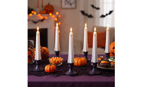 Ghost Taper Candles Flickering Ghost Candles Tall for Mantel