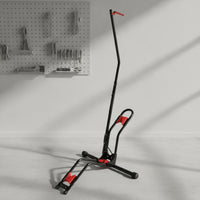 Adjustable Height Vertical Bike Stand Space-Saving Upright Bike Stand No-Drill Vertical Bike Rack Heavy Duty for Cyclists, Riders, Garage, Apartment