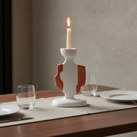 Modern Geometric Candle Holder Decorative Centerpiece Minimalist Candle Holder Romantic Atmosphere Minimalist Iron Candlestick for Hotel