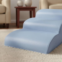 Waterproof Leather Pet Steps Easy to Clean Non-Slip Dog Stairs Soft Pet Steps Sturdy Bearing Gentle Slope for Small Dogs
