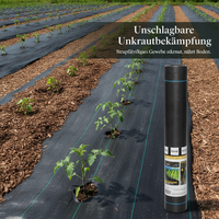 Agricultural Weed Barrier Fabric, Breathable Permeable Non-Woven Ground Cover for Greenhouses & Orchards