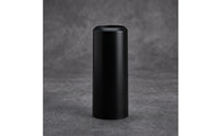 Lightweight unsealedEnd Mic Tube Cover Black Cylindrical Audio Device Cover Glossy Audio Accessory Polished
