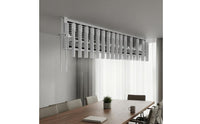 Pull Rod Central Air and Cooling Air Deflector Vented Adjustable Air and Cooling Vent Deflector Rectangular Air Conditioner Windshield 90 Cm