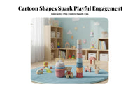 8 Pieces Stacking Cups Educational Infant Stacking Cups Develops Hand-Eye Coordination Developmental Toy for Infants, Young Children, Bath Time