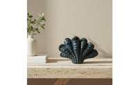 Ceramic Shell Statue Modern Style Abstract Shell Decor Handmade Abstract Sea Sculpture for Display Shelf